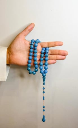 مسباح فاتوران سماوي معرّق