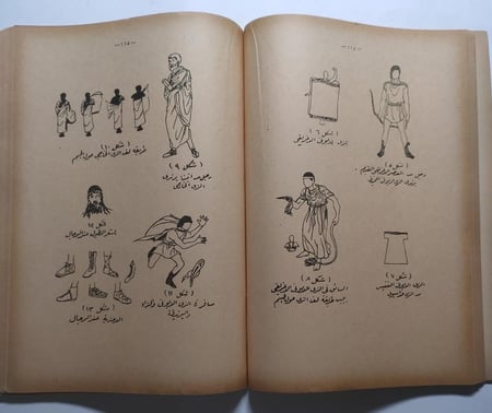 تاريخ الأزياء وتطورها . الجزء الاول . تأليف : تحية كامل حسين ( طبعة قديمة غير مؤرخة )