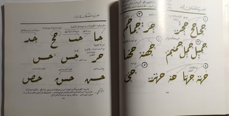 المرشد في تعليم خط الرقعة . تأليف طاهر الأغا . الصفحات 224 صفحة