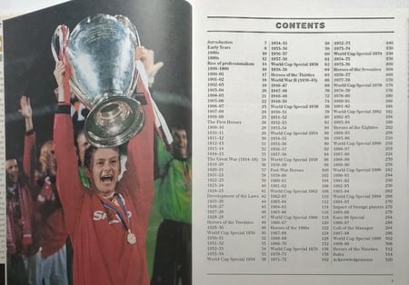Football Chronicle .by Norman Barrett. hardcover . 311 page . big size