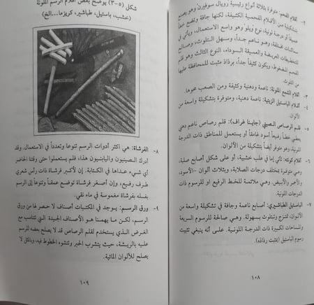 مهارات في الفنون التشكيلية . تأليف : خليل محمد الكوفحي . الصفحات 240 صفحة تحتوي على الاشكال ( يوجد اثر بلل غير مؤثر على القراءة )