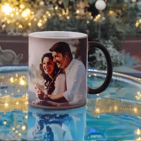 مج سحري مخصص باسم اضافة صورة او شعار او نص كهدية عيد ميلاد او هدية زفاف