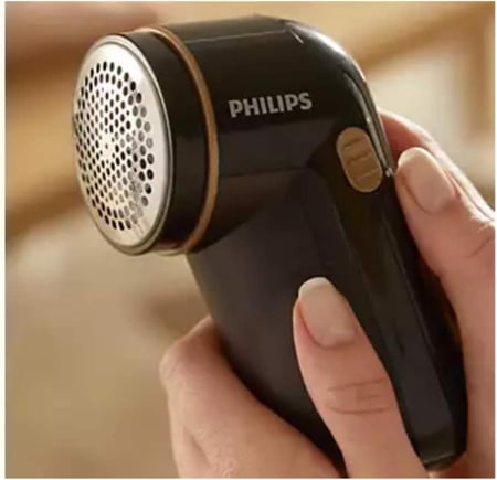 ماكينة حلاقة الأقمشة من Philips - تزيل حبوب النسيج، ومناسبة لجميع الملابس، بما في ذلك البطاريات