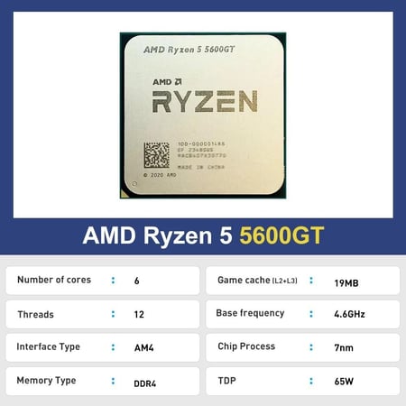 AMD Ryzen 5 5600GT جديد