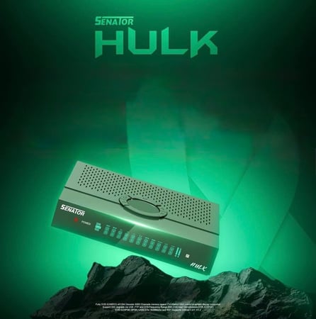 رسيفر سيناتور هولك فوركيه SENATOR HULK 4K