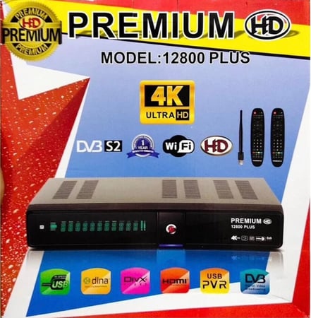 رسيفر بريميوم 12800 بلس فوركيه PREMIUM 12800 PLUS 4K
