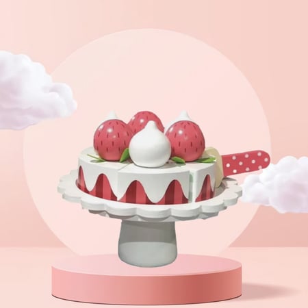 كعكة الفراولة الشهية