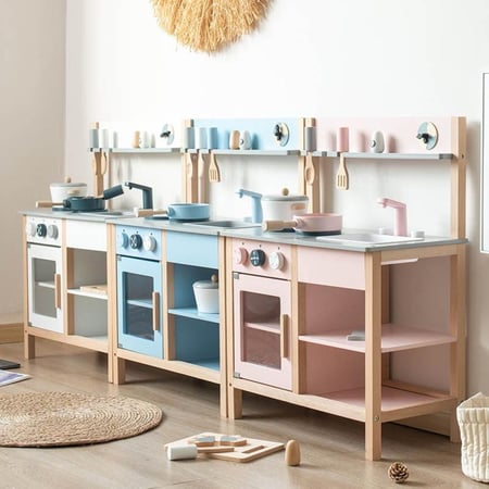 المطبخ الملون العصري