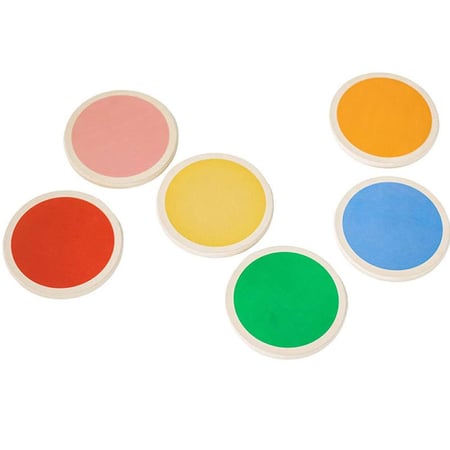 دوائر القفز الملونة