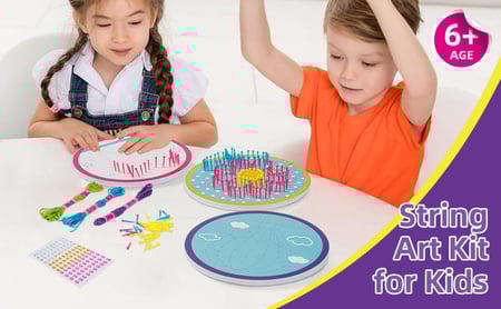 نشاط الفن بالمسامير والخياطة