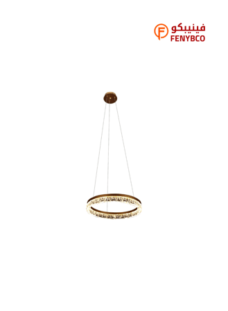 ثريا علاقي مودرن ذهبي لون الانارة 3اضاءات 30 واط