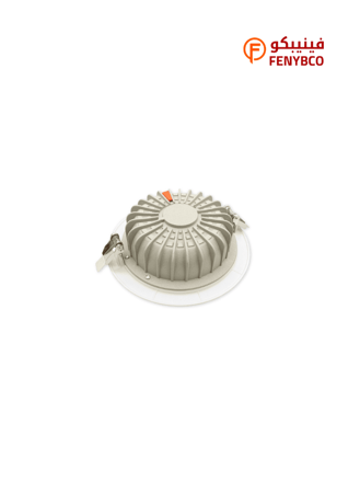 كرتون 20 حبة سبوت المونيوم 20 سم 30 واط ابيض