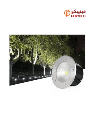 كشاف دفن 22.5 سم ارضي غاطسة لون الانارة اصفر 40 واط