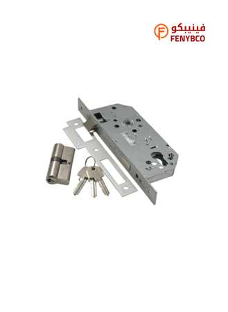 كيلون باب Tesa إسباني M45 فضي – مع قلب 7 سم