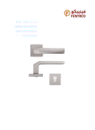 مقبض باب مفصول KRC 2044 MSN فضي