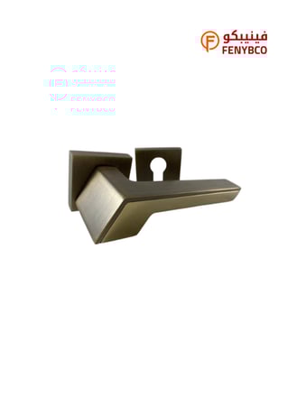 مقبض باب مفصول موديل 1002 BAB/PVD