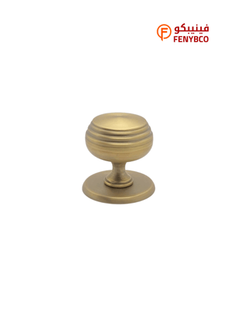 مقبض باب ثابت نوب 14 ذهبي معتق للاستخدام اليومي