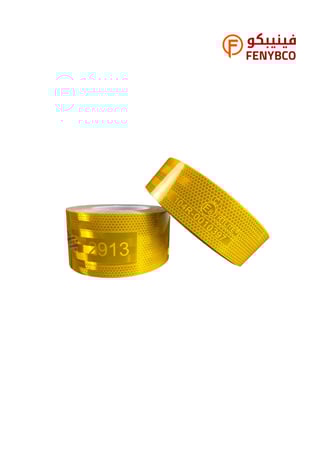 شريط لاصق عاكس فحص للسيارات SASO الماني ( GERMANY )