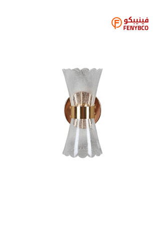 ابليك جداري مودرن ذهبي – إضاءة ثلاثية الألوان (W5)