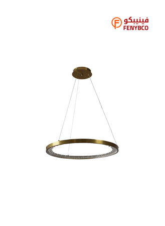 نجف مودرن زيتي لون الانارة 3اضاءات 42 واط قطر 600 ملم