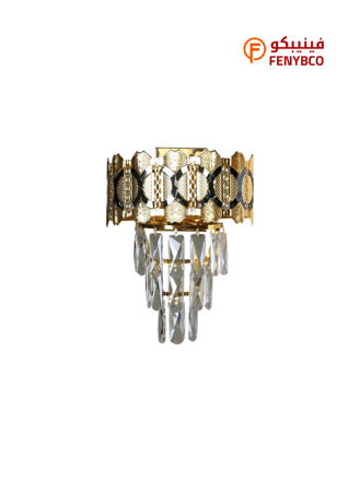 أبليك مودرن ذهبي – E14 بعدد 2 لمبة