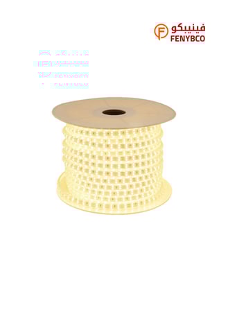 إضاءة مخفية جبس بورد ستريب لايت بلس – لون شمسي كريمي | 120 شريحة | لفة 50 متر