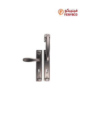 مقبض باب ثابت / متحرك 5240 MBN فضي