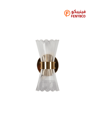 ابليك جداري مودرن ذهبي – 3 إضاءات متغيرة | 5 واط