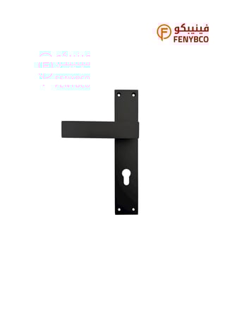 مسكة باب بليت JEWEL MBLACK 0440 أسود