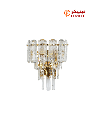 أبليك مودرن ذهبي – E14 بعدد 2 لمبة