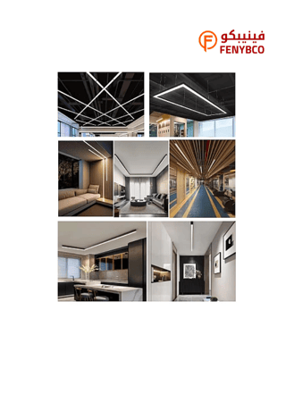 كشاف مسطرة LED قابل للتوصيل بطول 60 سم – 24 واط | تركيب معلّق أو سطحي بغطاء أسود