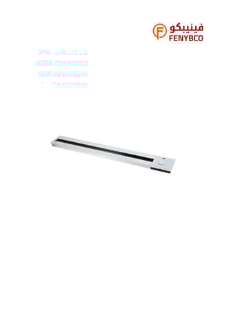 مجرى متعدد الافياش مطور القابلة للإضافة والإزالة لون فضي طول 60 سم