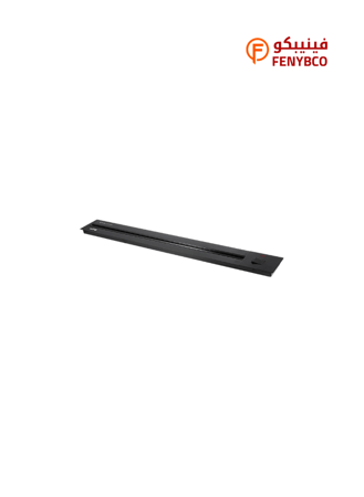 مجرى متعدد الافياش مطور القابلة للإضافة والإزالة لون اسود حجري 80 سم