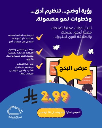 بكج التحليل والتطوير الشامل  للمتاجر