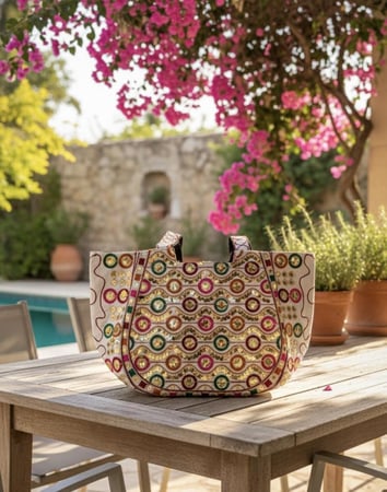 شنطة تنفع نقصه و تنفع للتسوق حجمها كبير (شكل عشوائي) ،أمكانيه إضافه سجادة صلاة