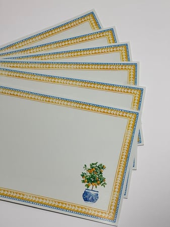 6 قاعدات صحن بلاستيك مقاوم للماء