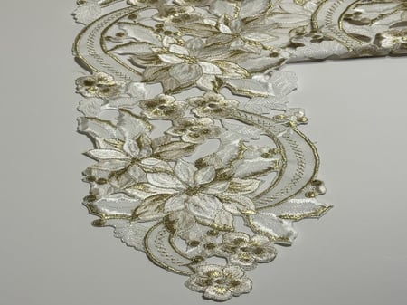 رنر طاولة ذهبي ملكي (154*20) cm