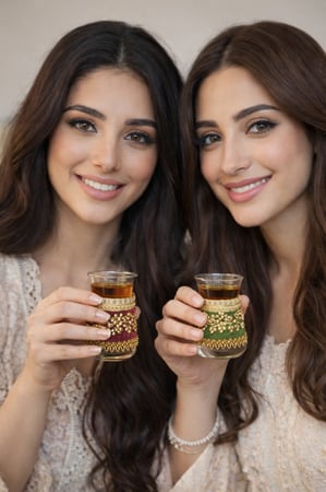 ٦ بيالات مهراجا فخمة بتطريز ملكي (( تجي بصندوق فاخر مثل الي موجود بالصوره ))