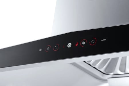 شفاط روبام هرمي مقاس 90 سم بقوة شفط 1200متر مكعب / ساعه موديل A829