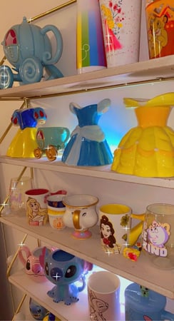 اناء فستان سندريلا