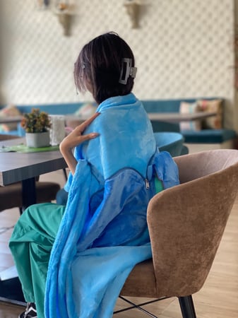 مخدة و بطانية ستيتش