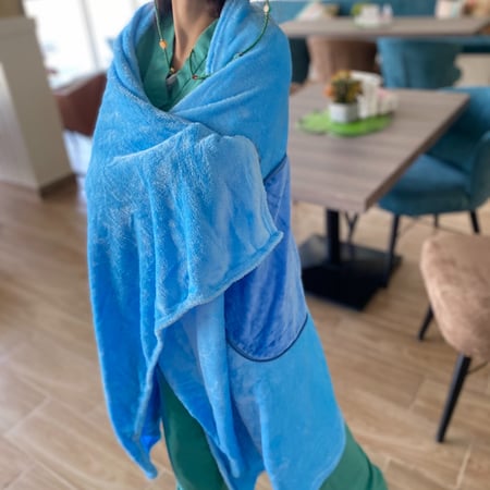 مخدة و بطانية ستيتش