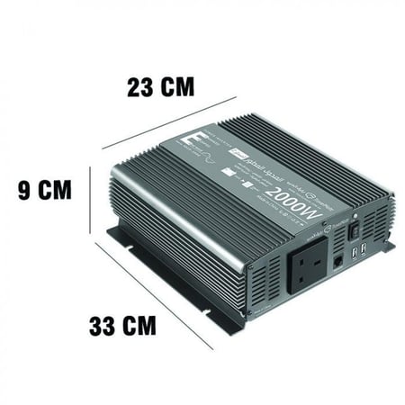 المحول المطور 12 فولت 2000 واط - رفيق الدرب