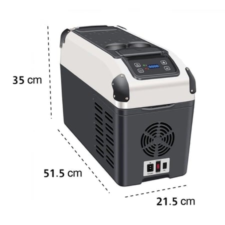 ثلاجة سيارة فريزر دي سي كول - 12 لتر