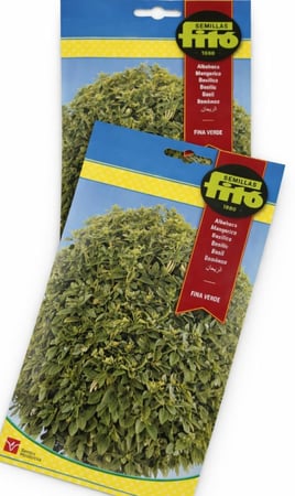 بكت من بذور الريحان (الحبق )ورقة رفيعة