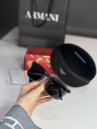 امبوريو ارماني نظاره رجالية المنيوم سكوير  square frame ea4241d aluminum Emporio armani