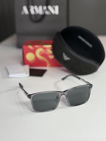 امبوريو ارماني نظاره رجالية المنيوم سكوير  square frame ea4241d aluminum Emporio armani
