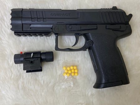 مسدس خرز ليزر كامل بلاستيك مقوى