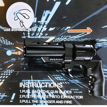 مسدس محاله خرز لين التعشيقه حديد(مقاس صغير 5مل