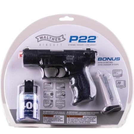 مسدس p22 ايرسوفت خرز ٦ مل صناعه كوريه قوي جدا